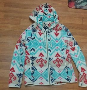 EUC Mossimo Aztec Fleece Hoodie - M